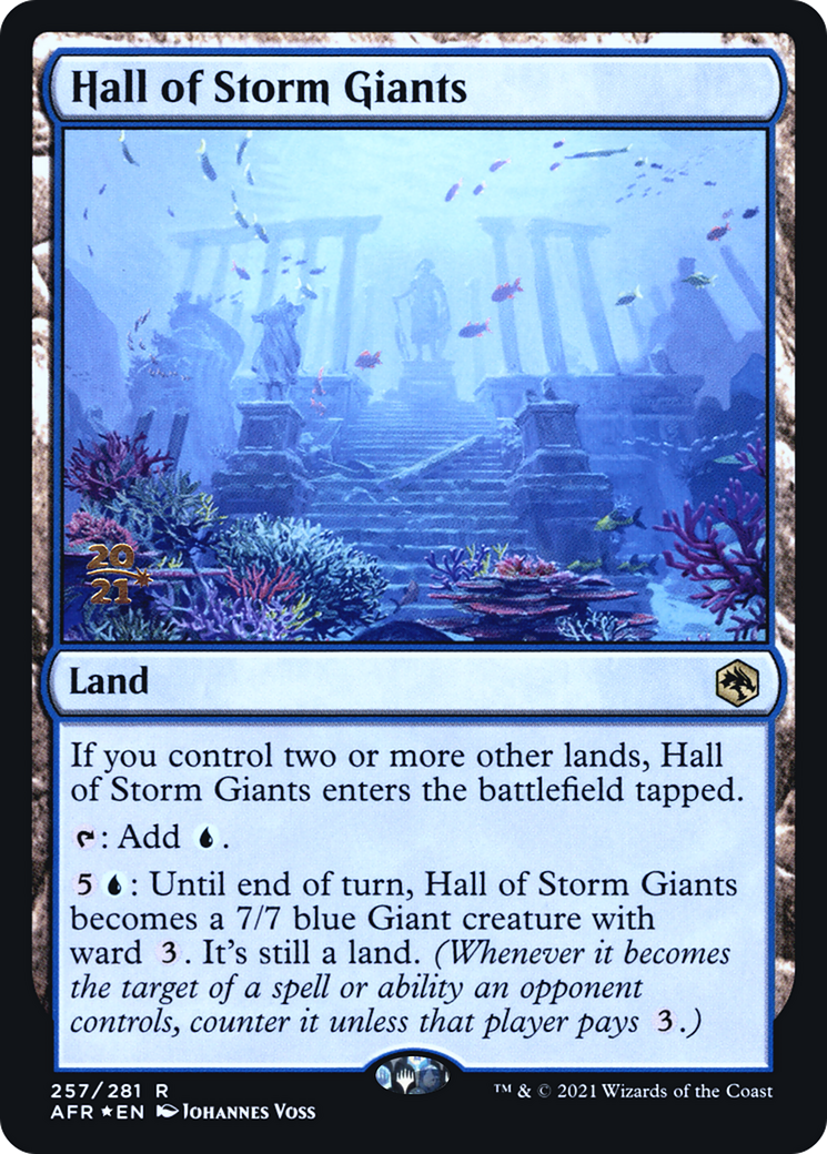 Hall of Storm Giants (257) Foil - Adventures in the Forgotten Realms Promos