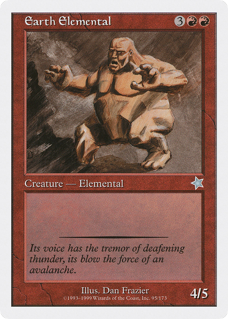 Earth Elemental (095) - Starter 1999