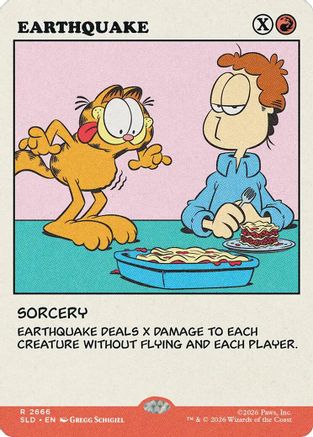 Earthquake (2666) Foil - Secret Lair Drop Series