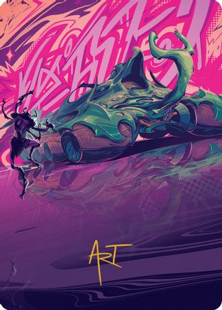 Earthrumbler (042s) Gold-Stamped - Art Series: Aetherdrift
