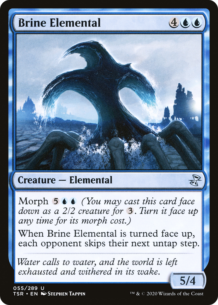 Brine Elemental (055) Foil - Time Spiral Remastered