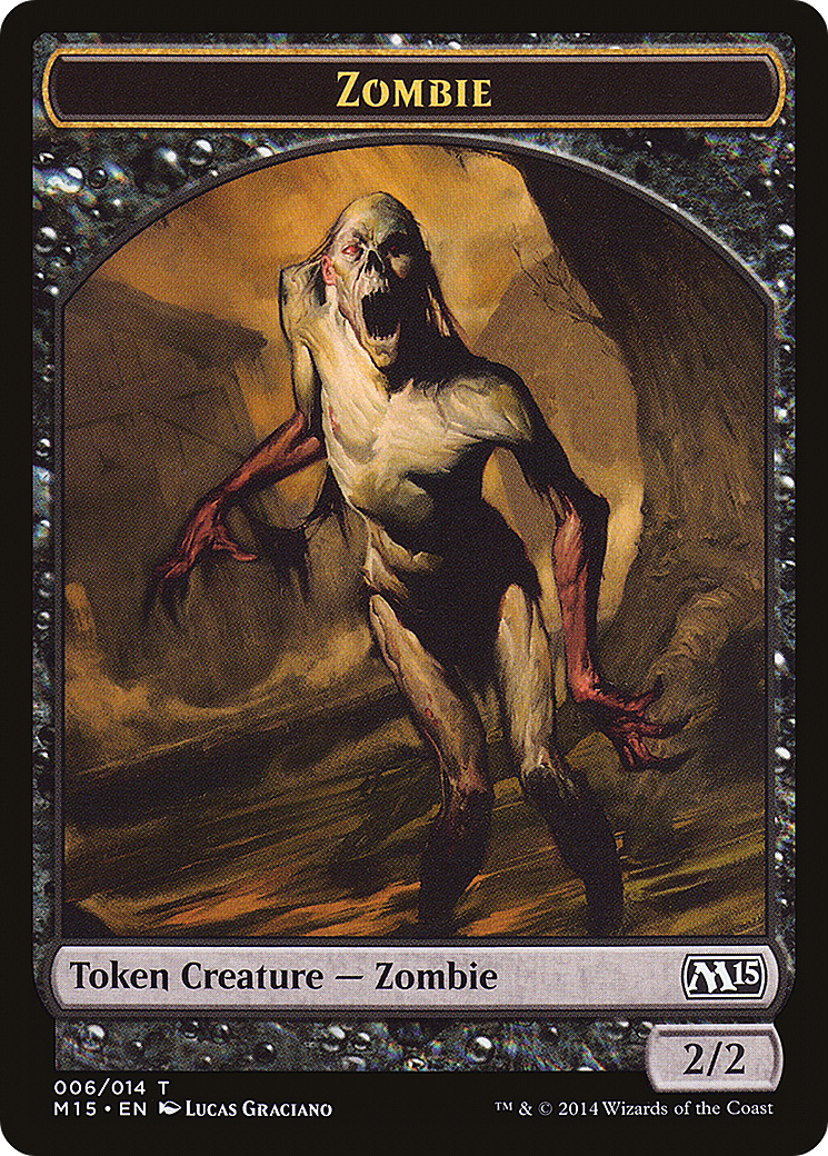 Zombie Token [Magic 2015 Tokens] | Silver Goblin