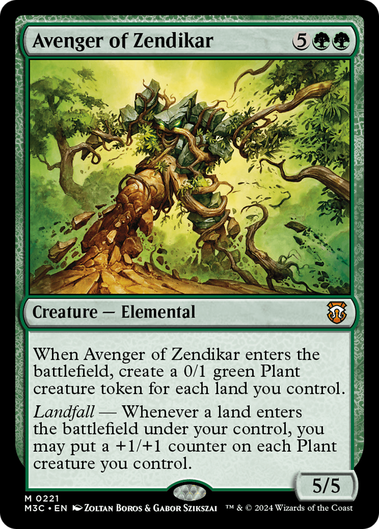 Avenger of Zendikar (Ripple Foil) [Modern Horizons 3 Commander] | Silver Goblin