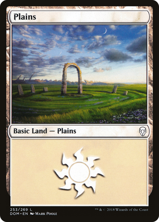 Plains (253) [Dominaria] Foil