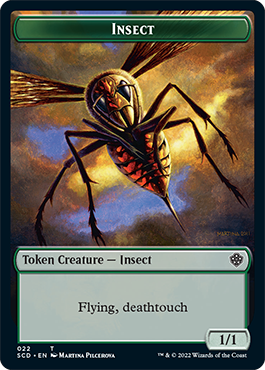 Insect // Soldier Double-Sided Token [Starter Commander Decks] | Silver Goblin