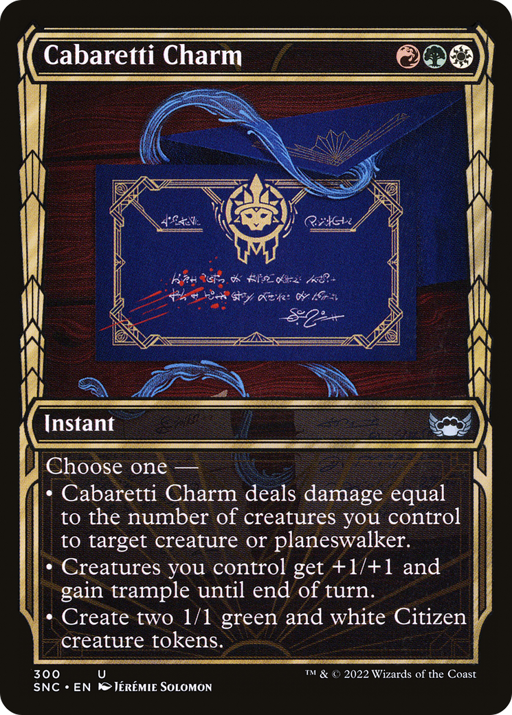 Cabaretti Charm (Showcase Golden Age) [Streets of New Capenna] Foil