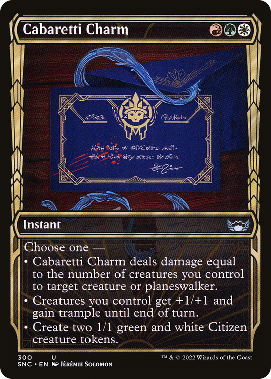 Cabaretti Charm (Showcase Golden Age) [Streets of New Capenna] Foil