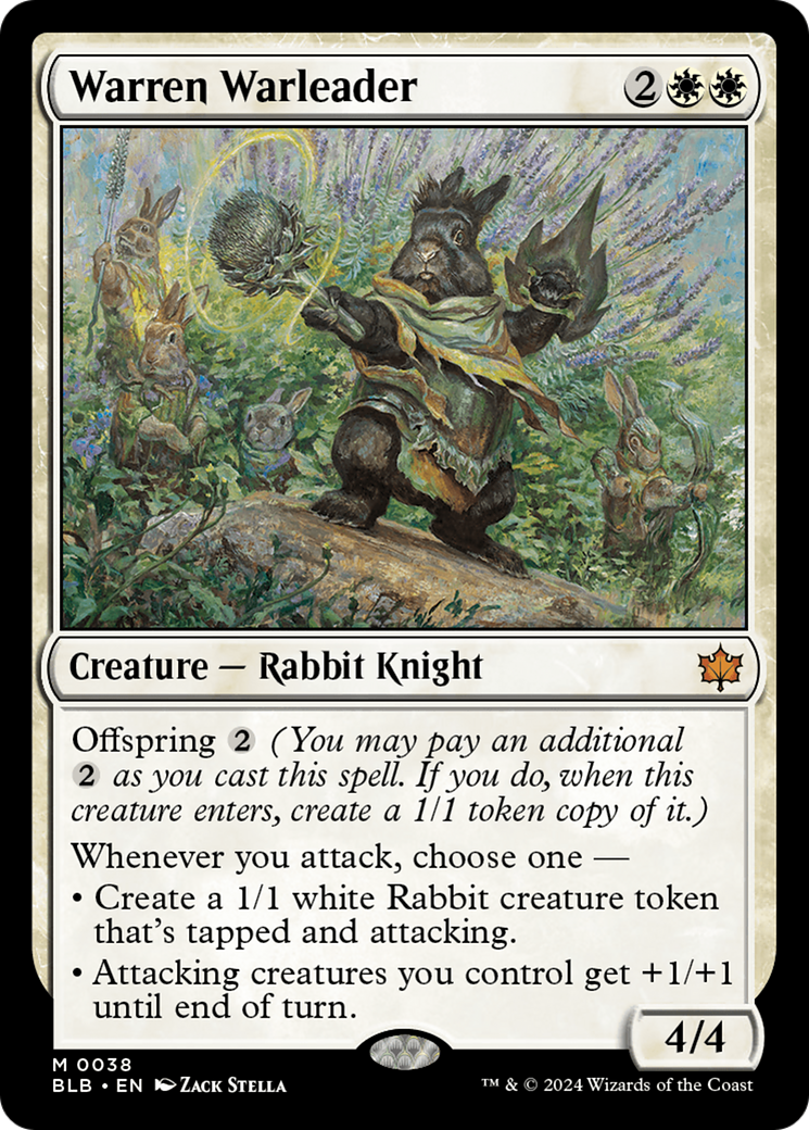 Warren Warleader [Bloomburrow] Foil