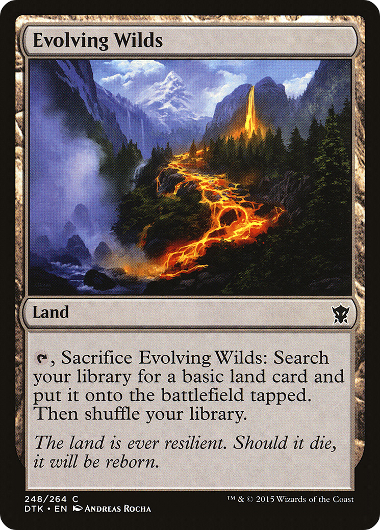 Evolving Wilds (248) - Dragons of Tarkir