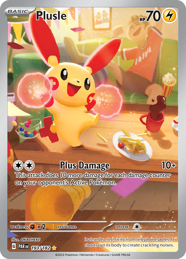 Plusle (193/182) [Scarlet & Violet: Paradox Rift] | Silver Goblin