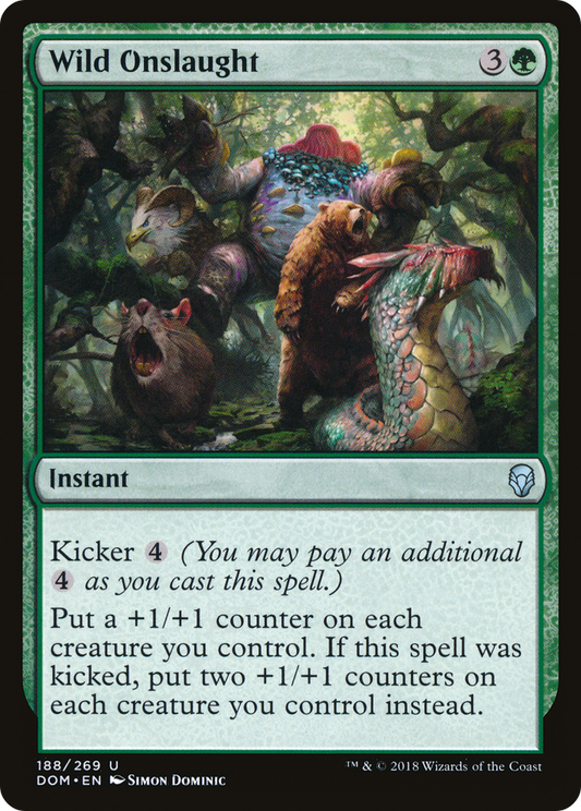 Wild Onslaught [Dominaria] Foil