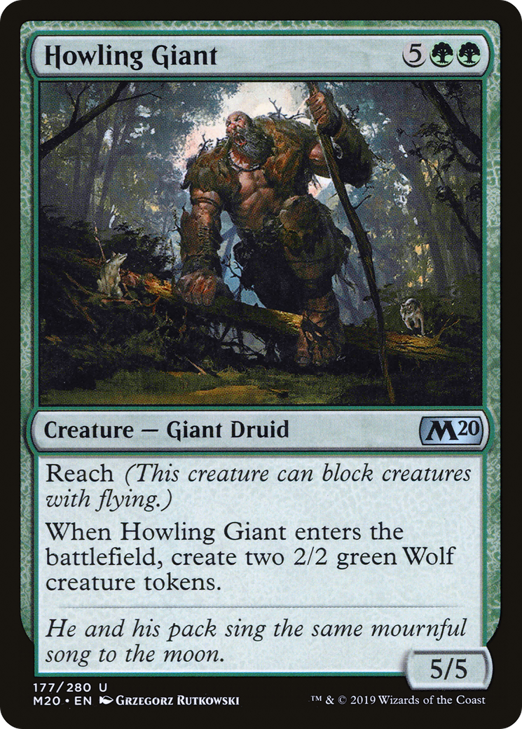 Howling Giant (177) - Core Set 2020