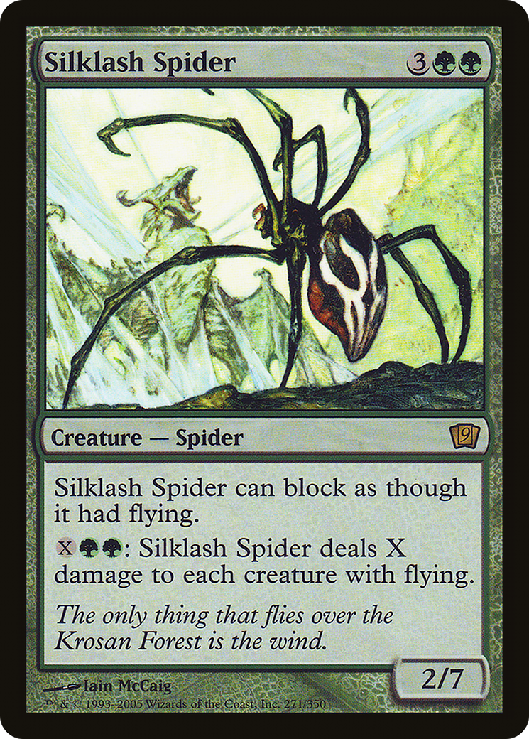 Silklash Spider (271) Foil - Ninth Edition