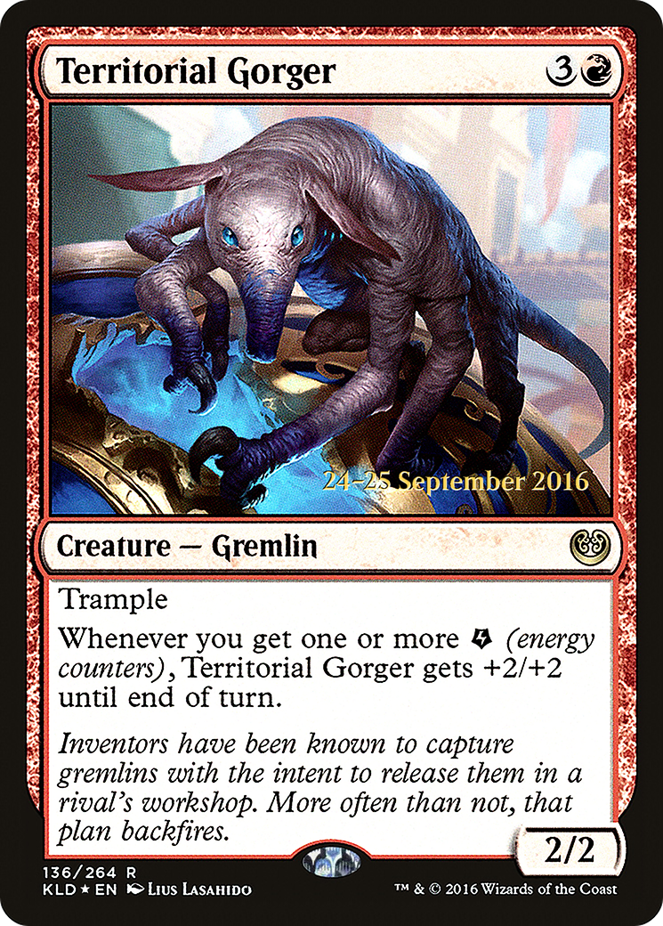 Territorial Gorger [Kaladesh Prerelease Promos] | Silver Goblin