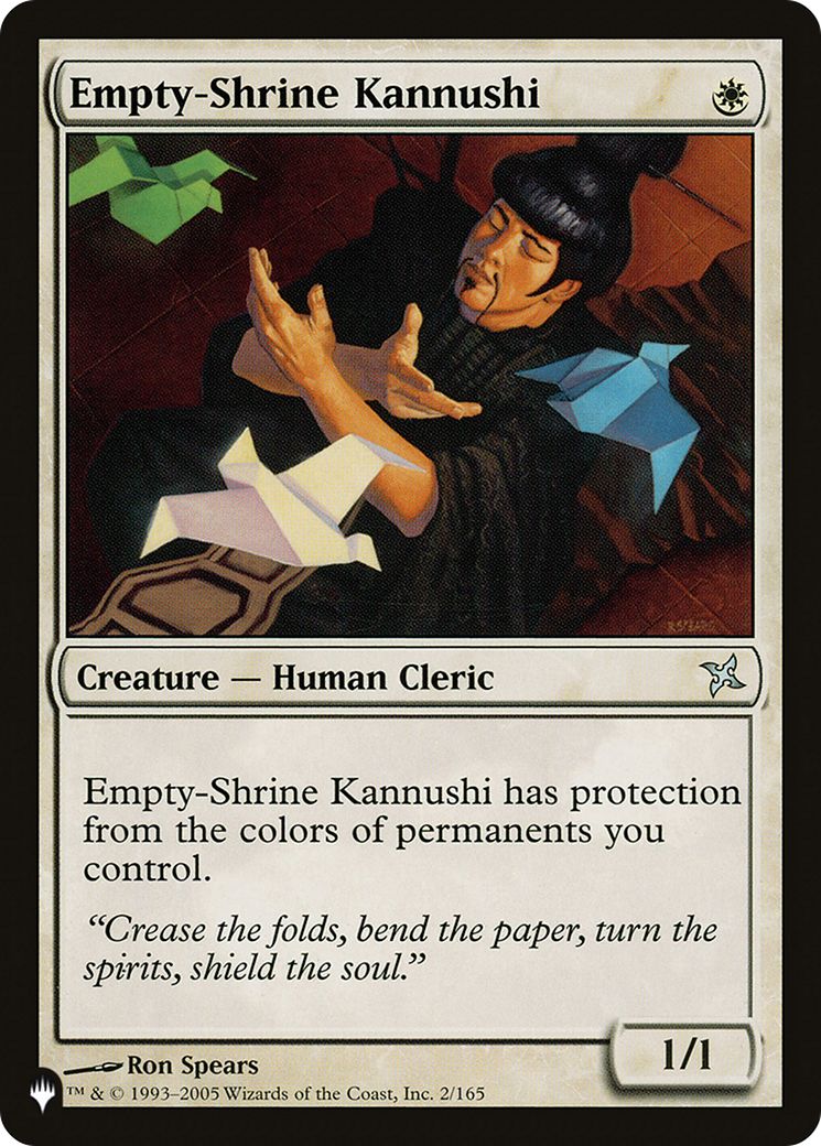 Empty-Shrine Kannushi (BOK-2) - The List