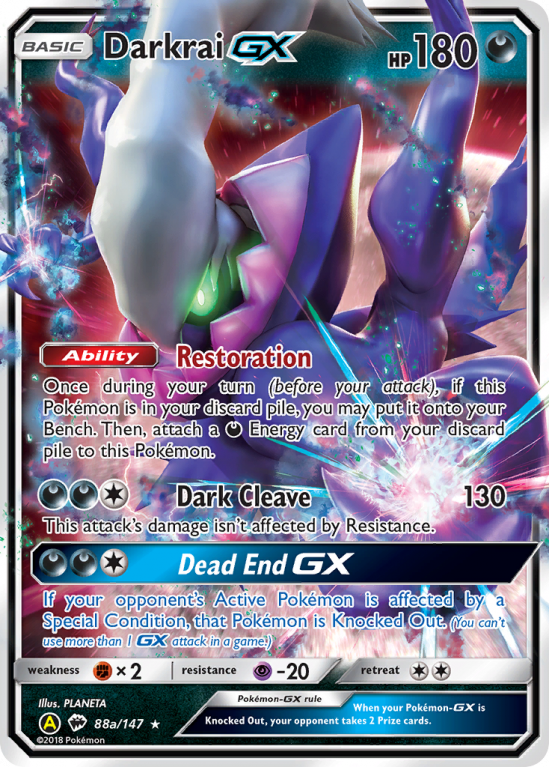 Darkrai GX (88a/147) [Alternate Art Promos] | Silver Goblin