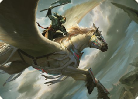 Cleaving Skyrider Art Card [Dominaria United Art Series] | Silver Goblin