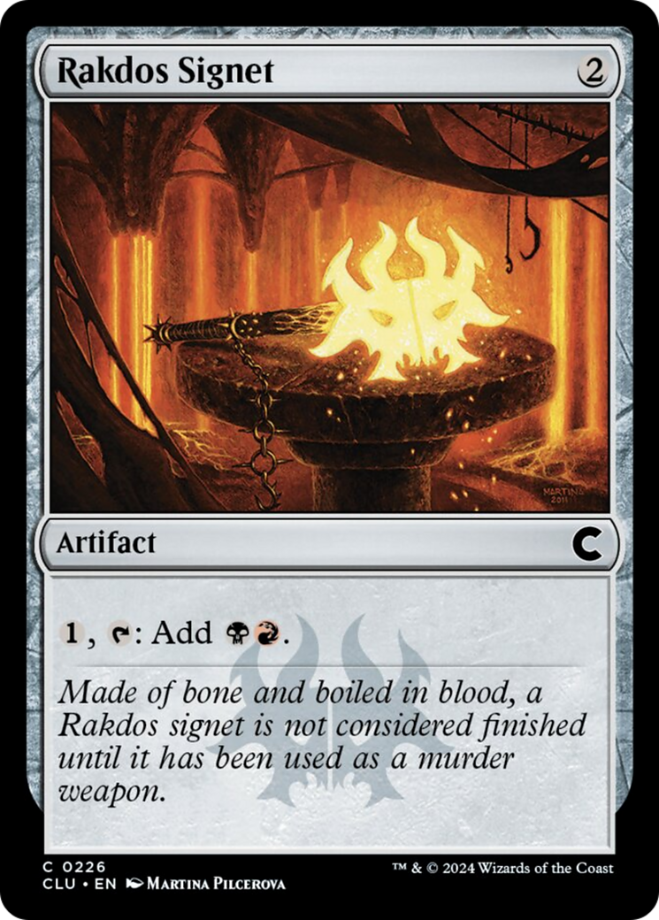 Rakdos Signet [Ravnica: Clue Edition] | Silver Goblin