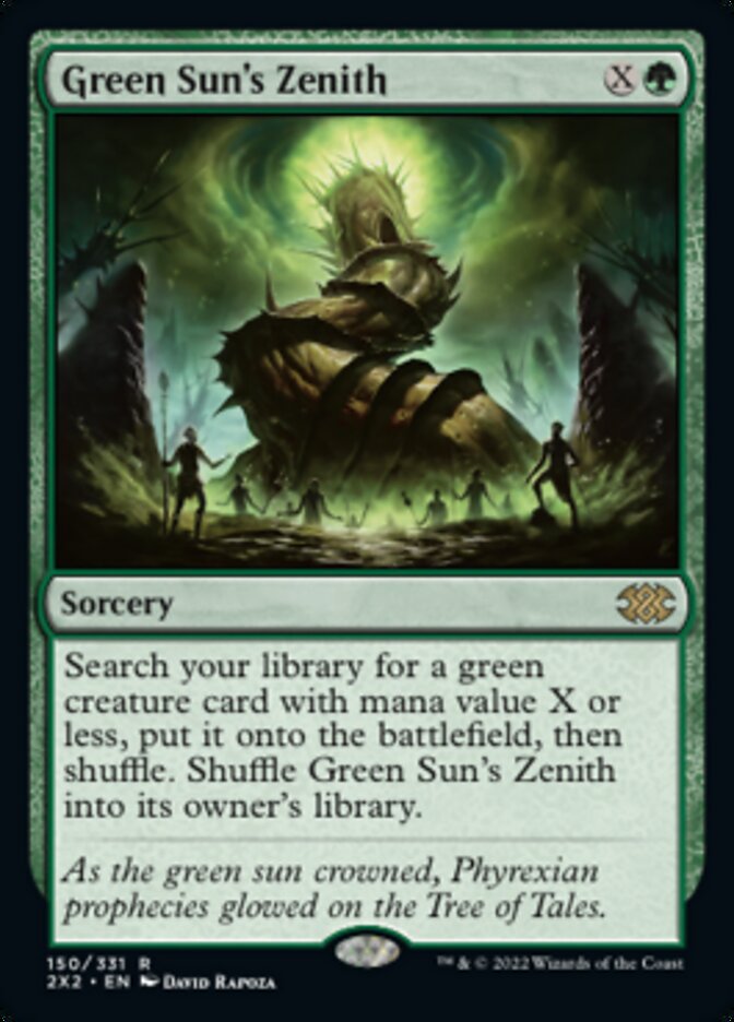 Green Sun's Zenith [Double Masters 2022] | Silver Goblin