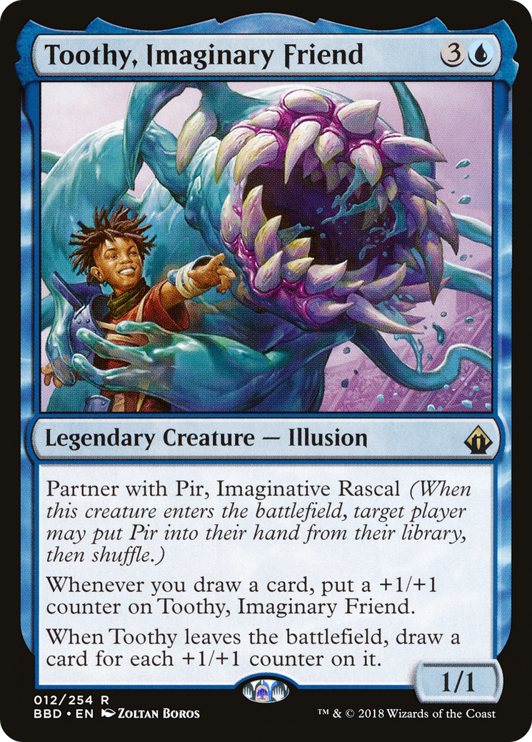 Toothy, Imaginary Friend (012) Foil - Battlebond