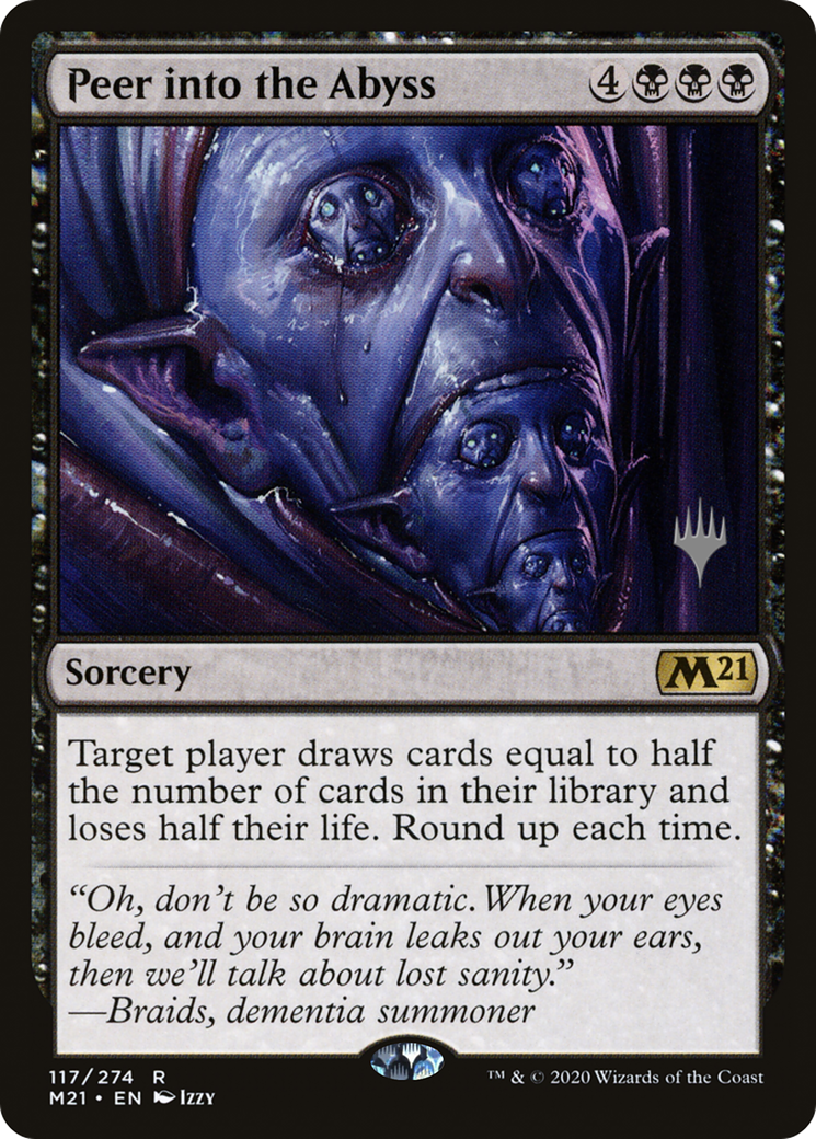 Peer into the Abyss (117) Foil - Core Set 2021 Promos