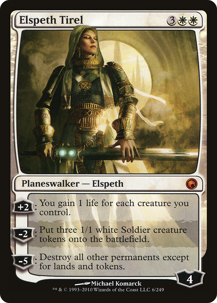 Elspeth Tirel (006) Foil - Scars of Mirrodin