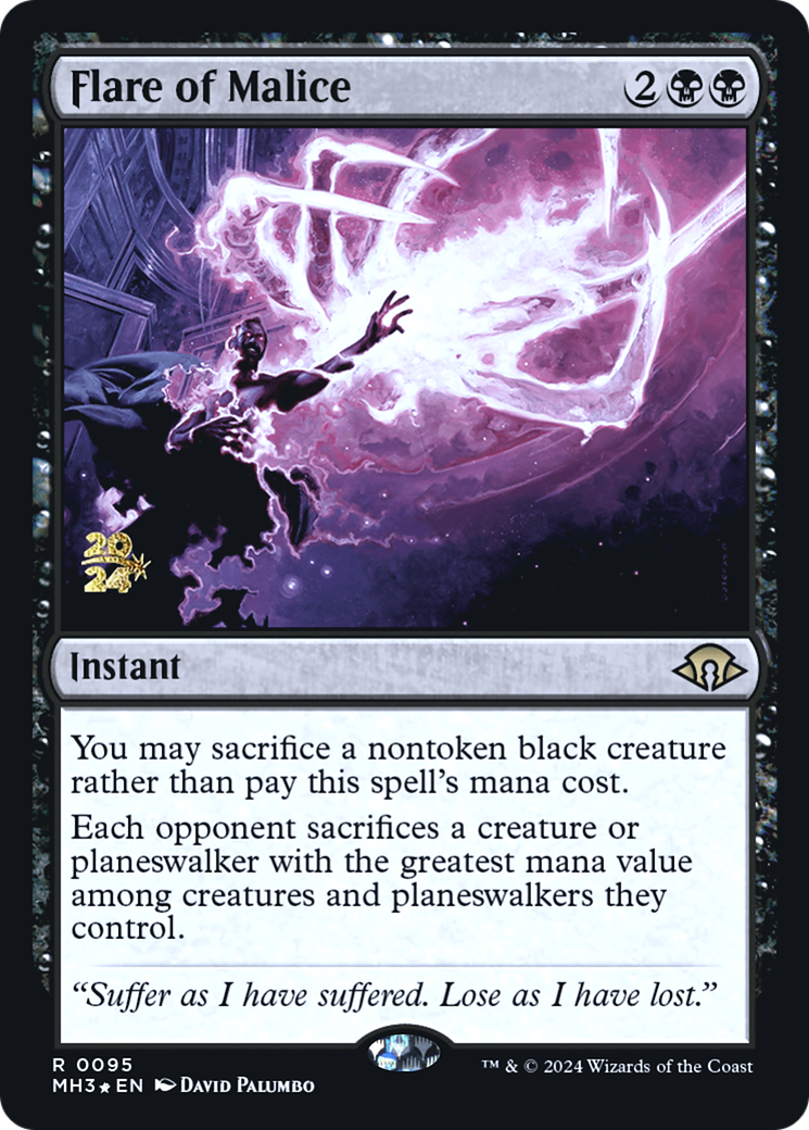 Flare of Malice (095) Foil - Modern Horizons 3 Promos