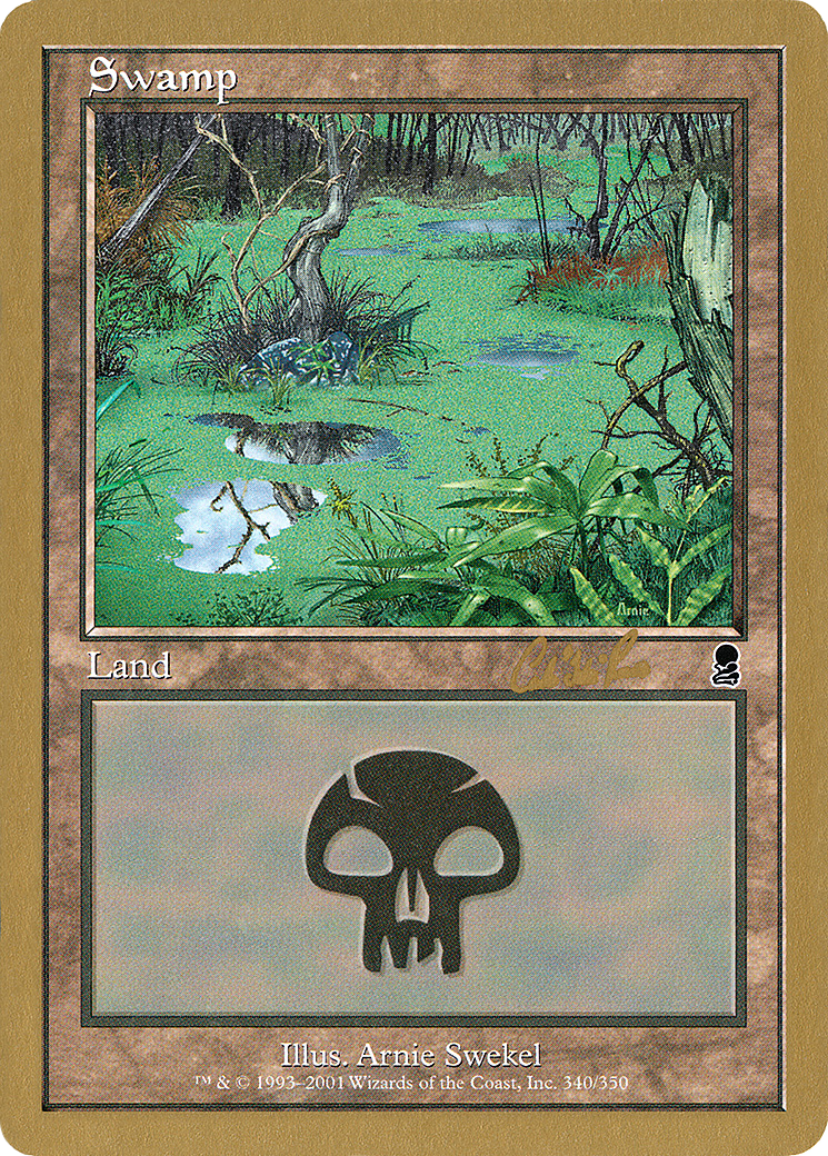 Swamp (340) - 2002 Carlos Romao (ODY) (Retro) - World Championship Decks 2002