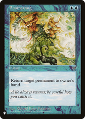 Boomerang [The List Reprints] | Silver Goblin