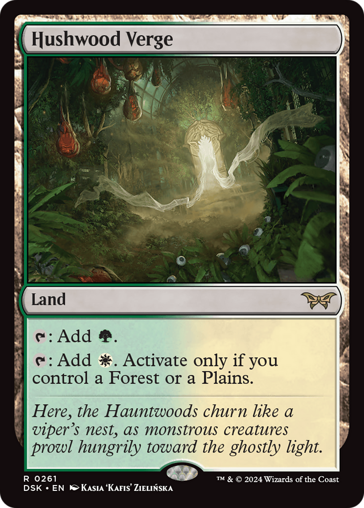 Hushwood Verge [Duskmourn: House of Horror] Foil