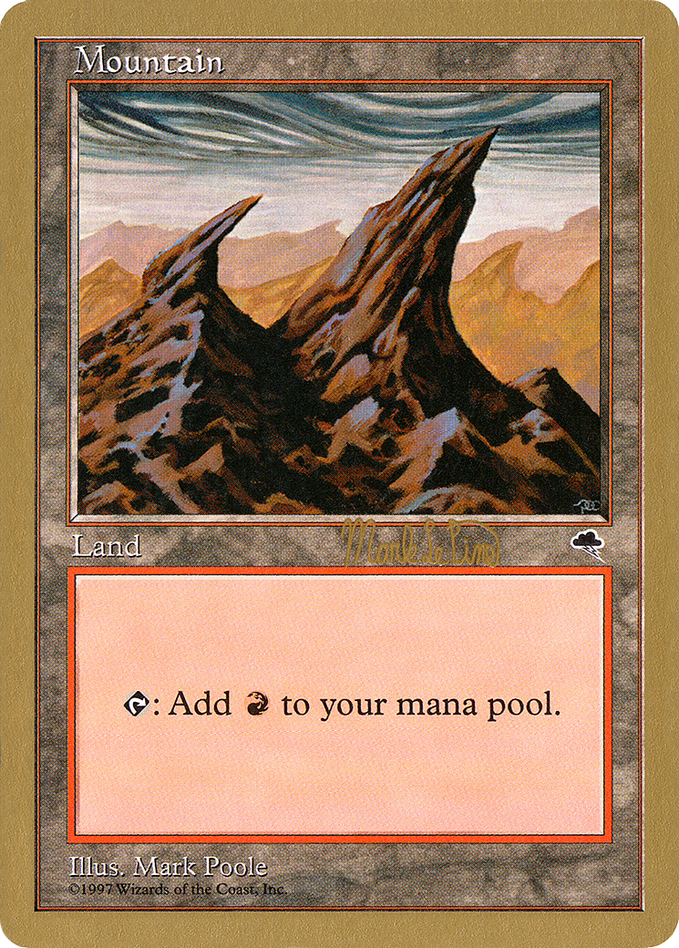Mountain (Right) - 1999 Mark Le Pine (TMP) (Retro) - World Championship Decks 1999