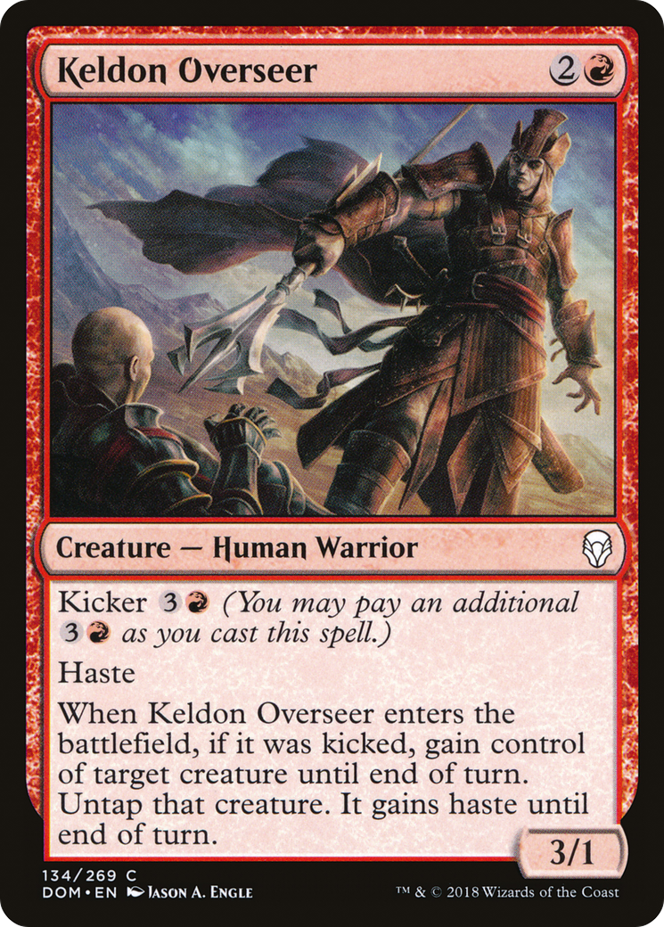 Keldon Overseer [Dominaria] Foil