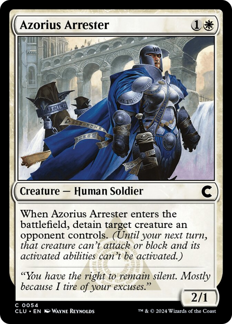 Azorius Arrester [Ravnica: Clue Edition] | Silver Goblin