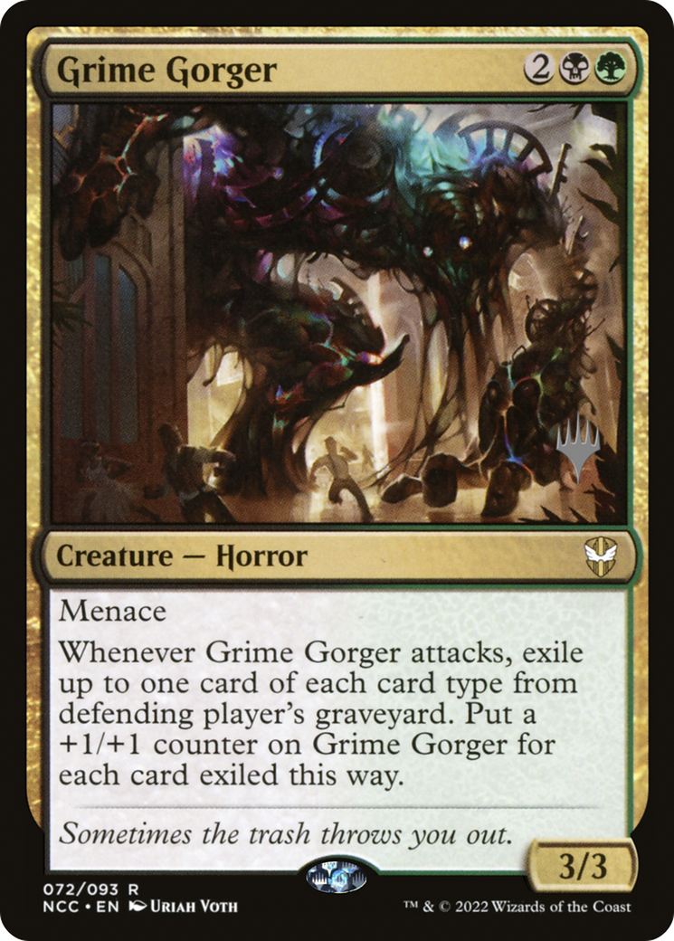 Grime Gorger (72p) Foil - New Capenna Commander Promos