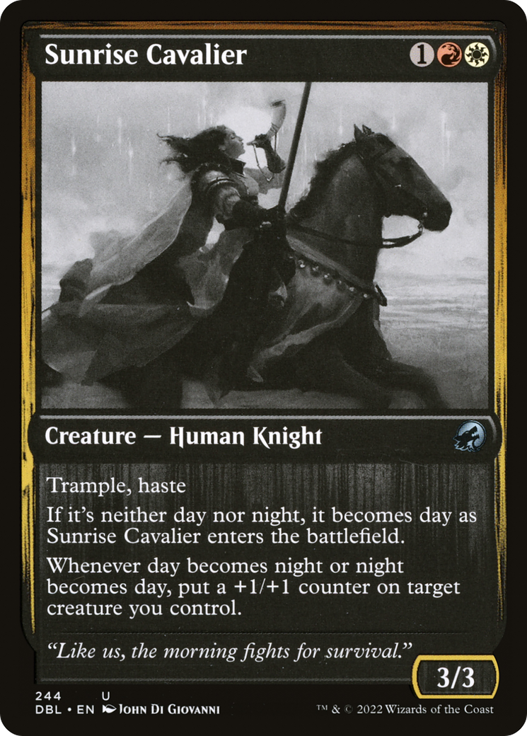 Sunrise Cavalier (244) - Innistrad: Double Feature