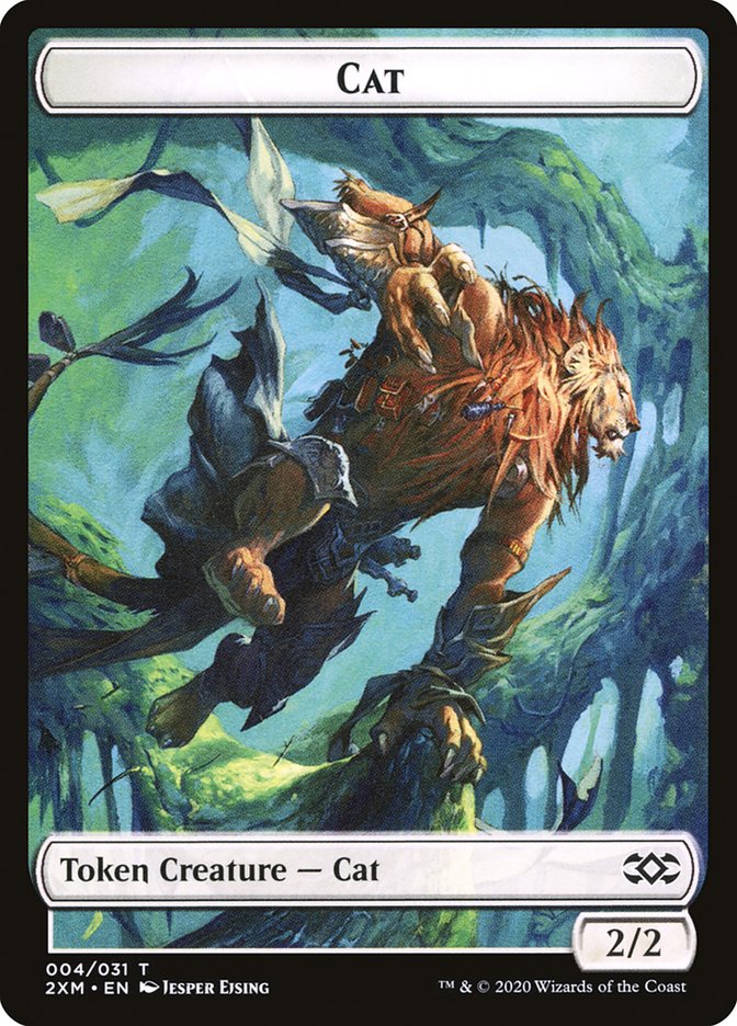 Cat Token [Double Masters Tokens] | Silver Goblin