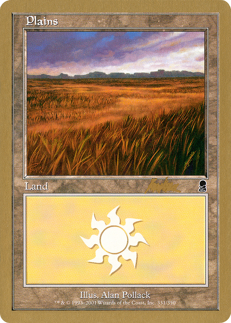 Plains (331) - 2002 Brian Kibler (ODY) (Retro) - World Championship Decks 2002