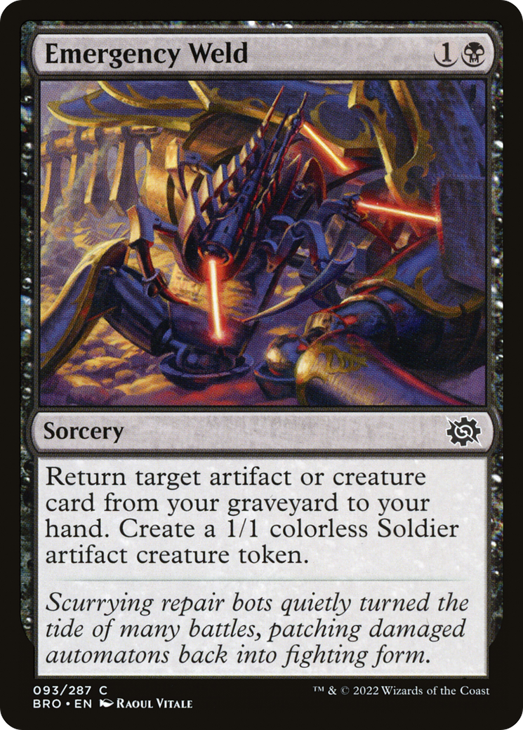 Emergency Weld (093) - The Brothers' War