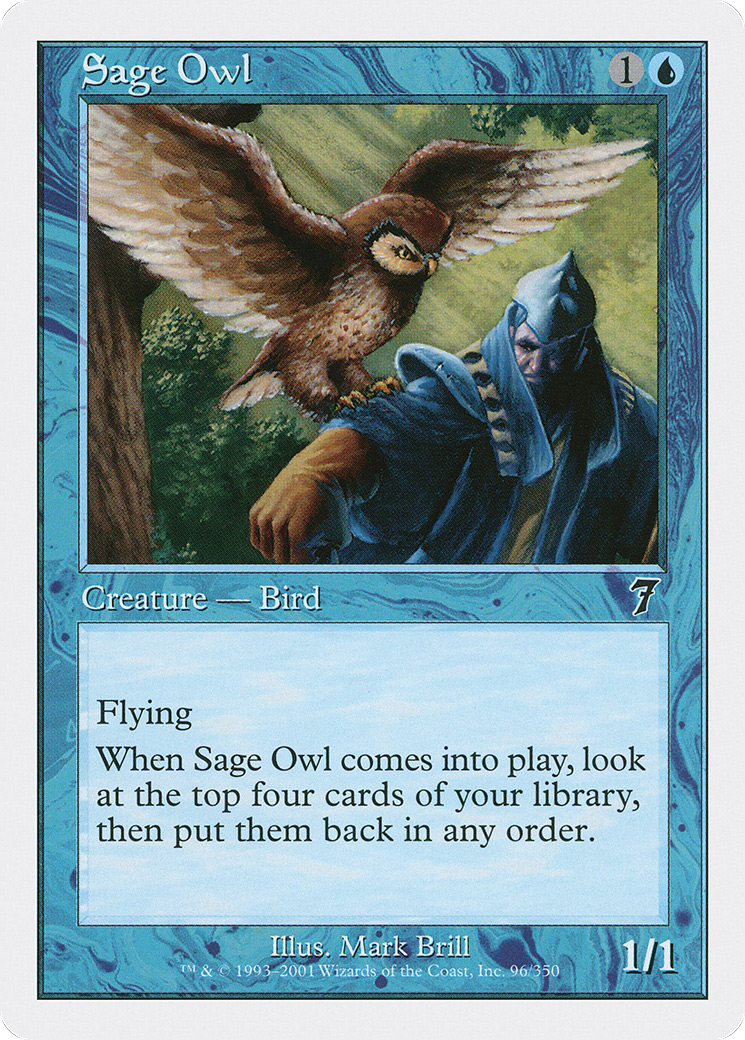 Sage Owl (096) - Seventh Edition