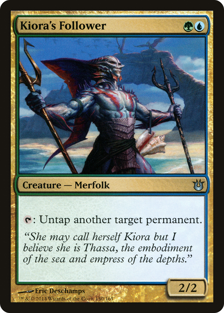 Kiora's Follower (150) Foil - Born of the Gods