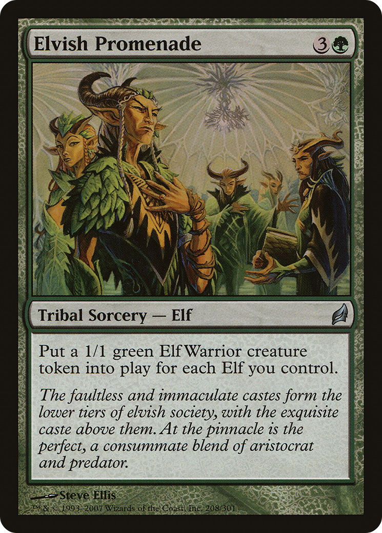 Elvish Promenade (208) Foil - Lorwyn