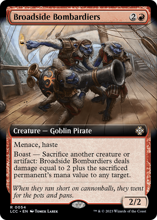 Broadside Bombardiers (Extended Art) (054) - The Lost Caverns of Ixalan Commander