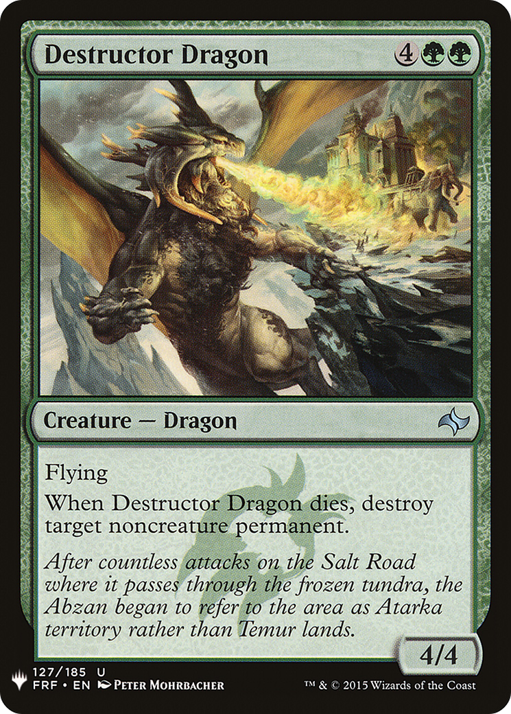 Destructor Dragon (FRF-127) - The List