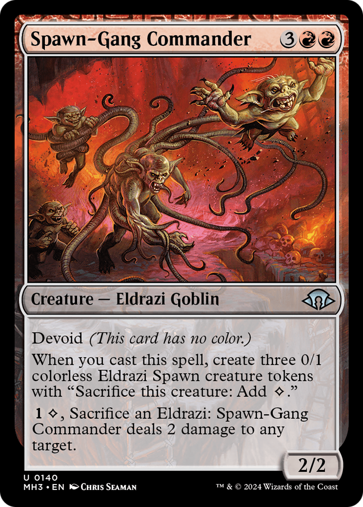Spawn-Gang Commander (140) Foil - Modern Horizons 3