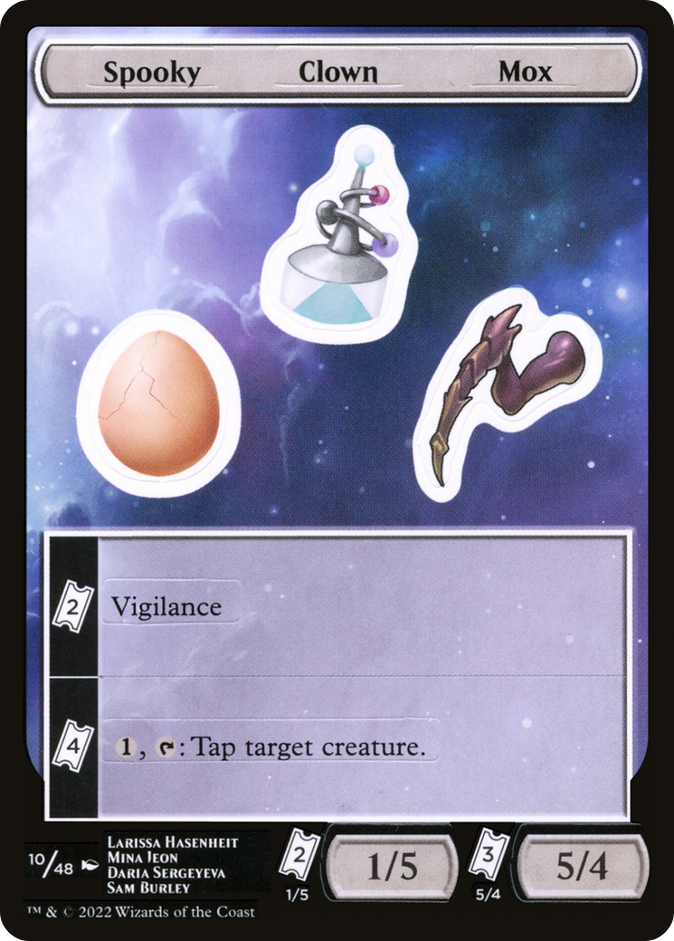 Spooky Clown Mox [Unfinity Stickers]