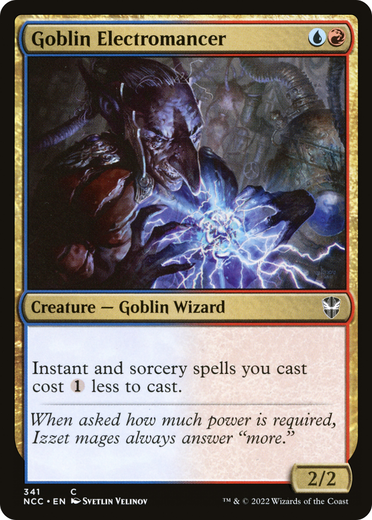 Goblin Electromancer (341) - New Capenna Commander