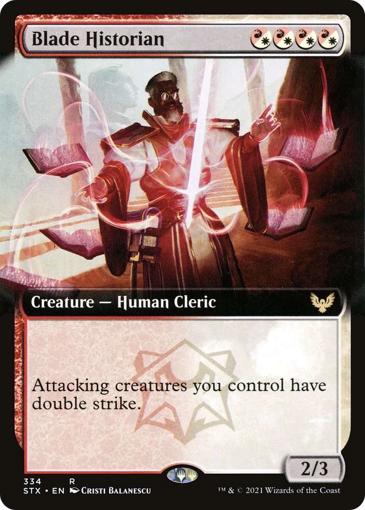 Blade Historian (Extended Art) (334) Foil - Strixhaven: School of Mages