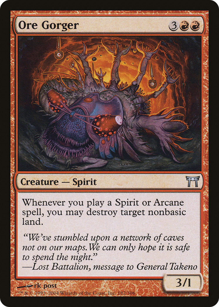 Ore Gorger [Champions of Kamigawa] Foil