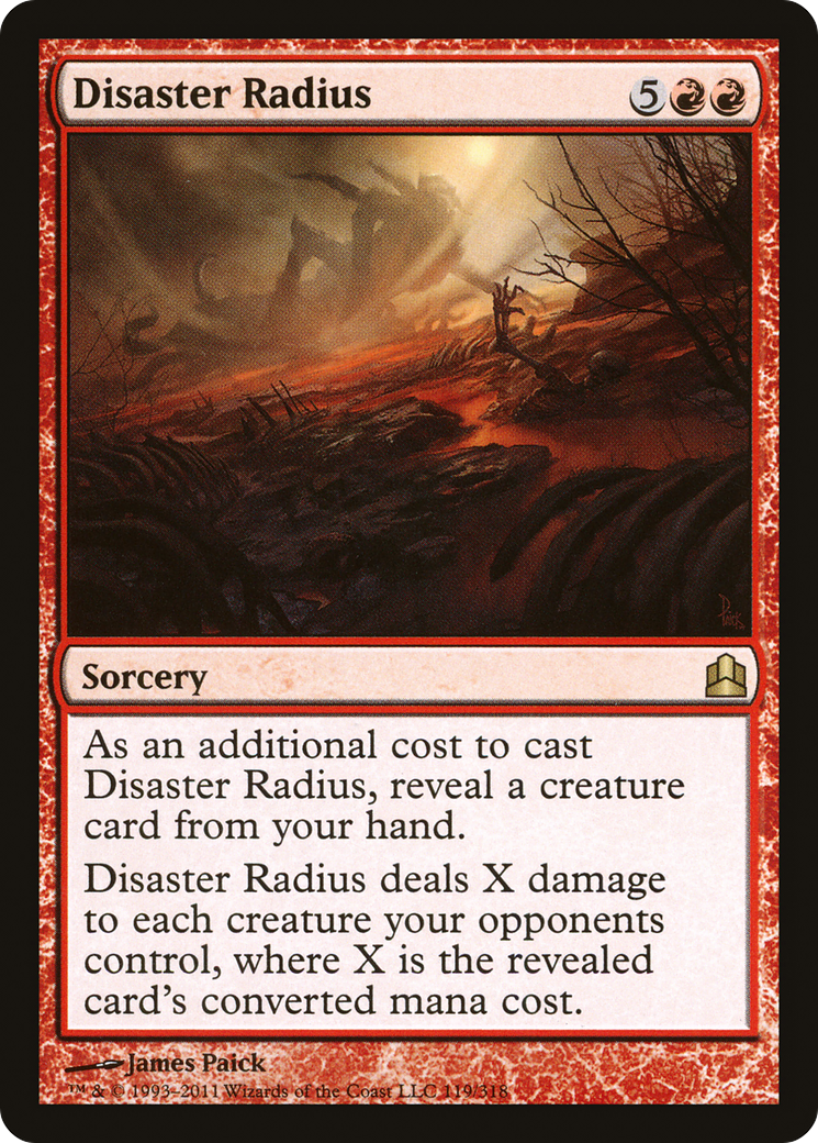 Disaster Radius (119) - Commander 2011