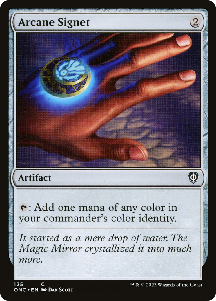 Arcane Signet [Phyrexia: All Will Be One Commander] | Silver Goblin